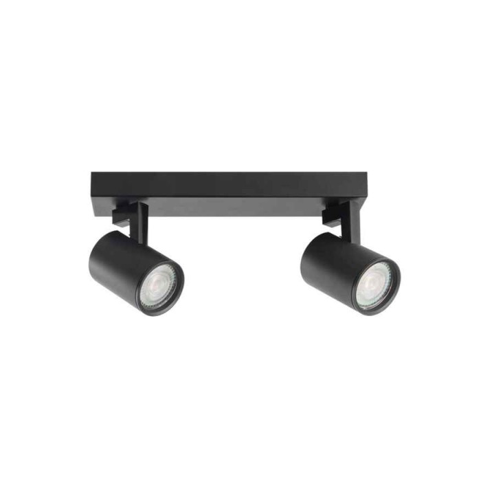 Світильник поворотний, спот Goldlux 328694 Lynx GU10 2x10W IP20 чорний