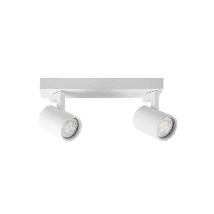 Светильник поворотный, спот Goldlux 328731 Lynx GU10 2x10W IP20 белый