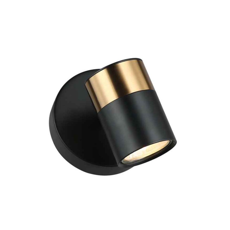 Світильник поворотний, спот Italux WL-58892-1-BK-BRO Elice GU10 1x35W IP20 чорний