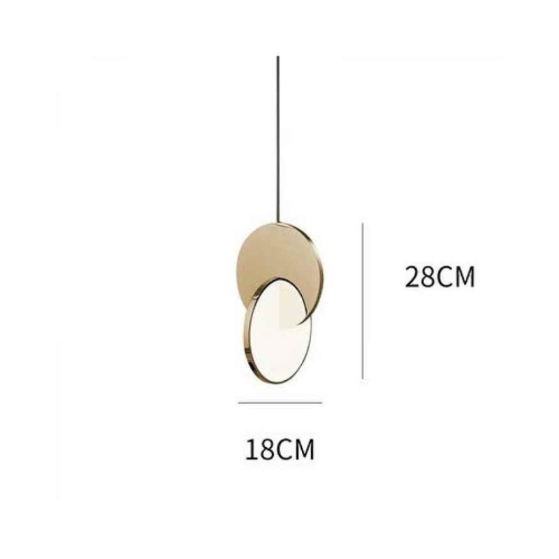 Подвесной светильник, люстра Kloodi DECO_PE-AL0443 LED 1xW 3000К IP20 золотой