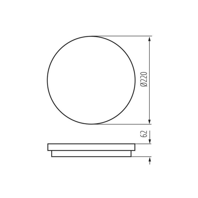 Потолочный светильник Kanlux 35006 STIVI LED 1x15W 4000K 1800Lm IP65 белый