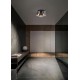 Люстра - Searchlight 88911-3BK Sweden 3LT Flush - Matt Black & Smoked Glass