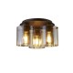 Люстра - Searchlight 88911-3MO Sweden 3LT Flush - Mocha Metal & Amber Glass