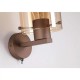 Бра - Searchlight 88912-1MO Швеция 1Lt Wall Light - Mocha Metal & Amber Glass