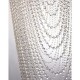Люстра Searchlight 10883-10SB Swoop 10Lt Pendant, Satin Brass & Clear Crystal