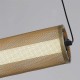 Підвісний світильник Searchlight 25151-1BK Thread LED Pendant Gold Mesh and Matt Black, 26 Вт, 1191 лм, 3000К