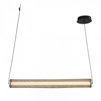 Подвесной светильник Searchlight 25151-1BK Thread LED Pendant Gold Mesh and Matt Black, 26 Вт, 1191 лм, 3000К