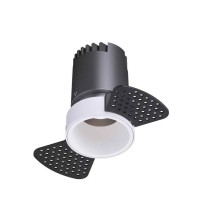 Точечный светильник Kloodi KD-GIRON134 TR 12W 3K 38D BK, 12 Вт, 840 лм, 3000K