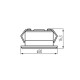 Точечный светильник Kanlux 23523 IMBER LED 1x1W 3000K 30Lm IP65 черный