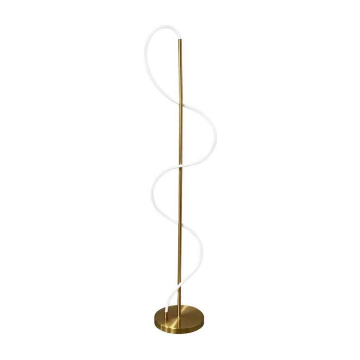 Торшер - Goldlux 330192 Emma LED 1x36W 4000K 4300Lm IP20 золотой