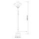 Торшер - Goldlux 330673 Tulip E27 3x20W IP20 черный