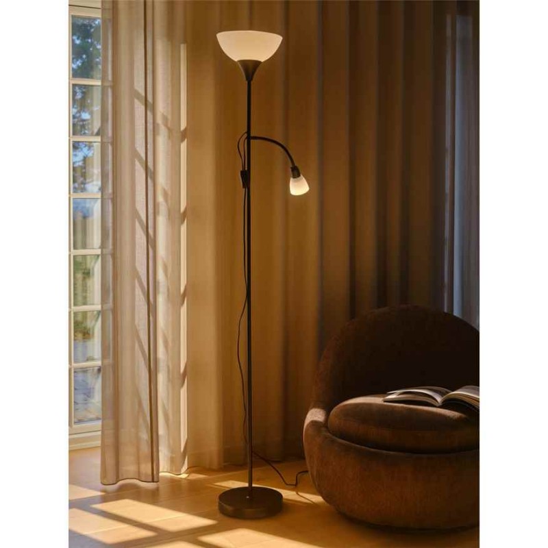 Торшер Nordlux 2512554003 Lauria E27+E14 1+1x40W+15W IP20 чорний