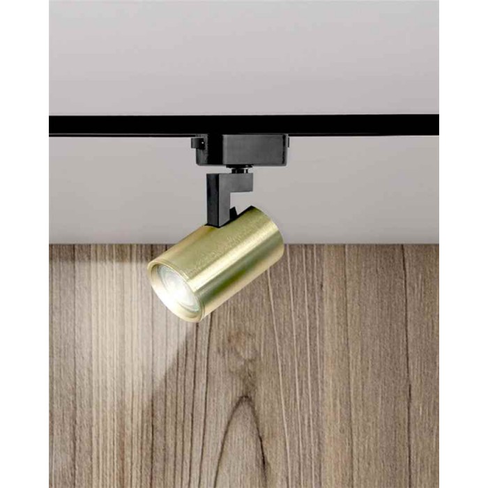 Трековый светильник Goldlux 329547 Lynx GU10 1x10W IP20 золотой