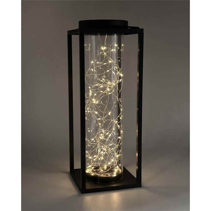 Уличный портативный светильник на солнечной батарее Goldlux 329462 Glamor LED 3000K IP44 черный