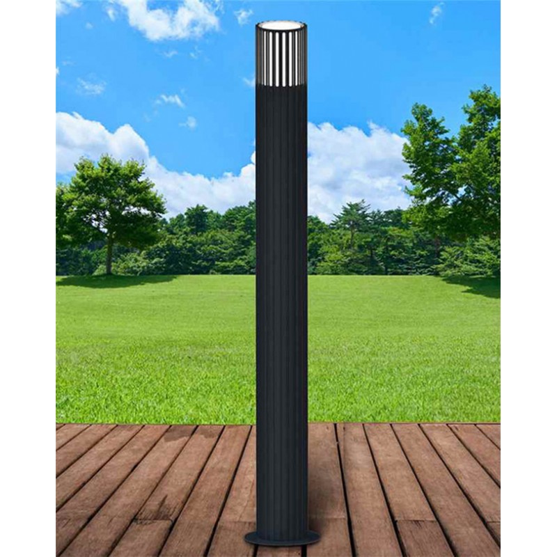 Вуличний світильник Goldlux 329363 Kuusamo E27 1x20W IP54 графітовий