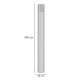 Вуличний світильник Goldlux 329363 Kuusamo E27 1x20W IP54 графітовий