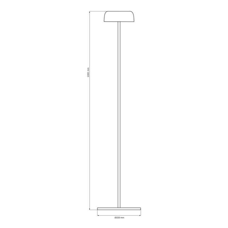 Вуличний світильник Goldlux 329929 Trypolis LED 1x2W 2700K 270Lm IP44 чорний