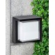 Вуличний світильник Goldlux 330963 Essen LED 1x12W 4000K 1400Lm IP44 чорний
