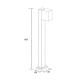 Вуличний світильник Goldlux 330987 Boston GU10 1x10W IP54 чорний