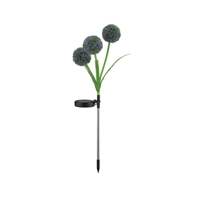 Уличный светильник на солнечной батарее Goldlux 329516 Allium Color LED 6500K IP44 зеленый