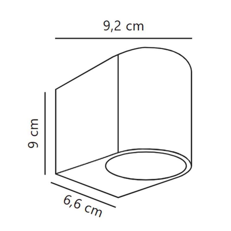 Вуличний світильник Nordlux 2518001003 Dion GU10 1x25 IP44 чорний