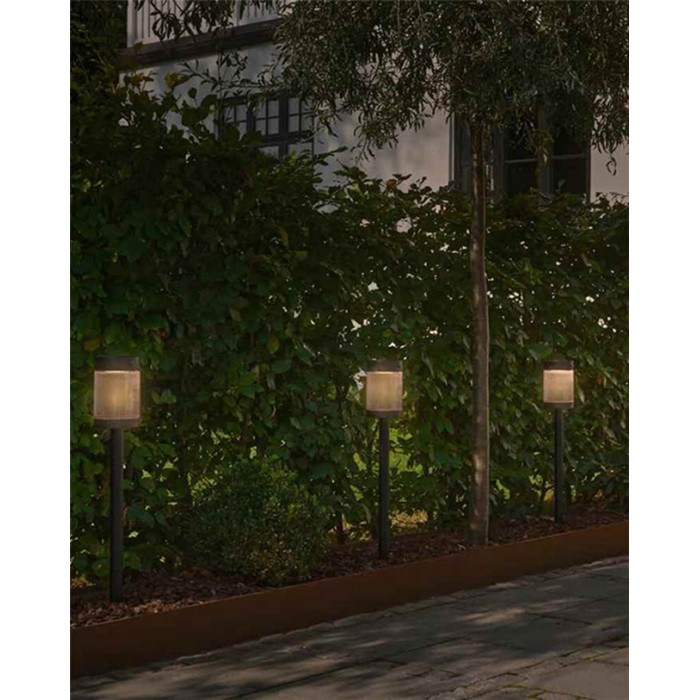 Уличный светильник на солнечной батарее Nordlux 2518228003 Coupar LED 1x3.2W 3000K 150Lm IP44 черный