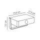 Уличный светильник Nordlux 2518251003 Saulio LED 1x4.45 3000K 370Lm IP44 черный