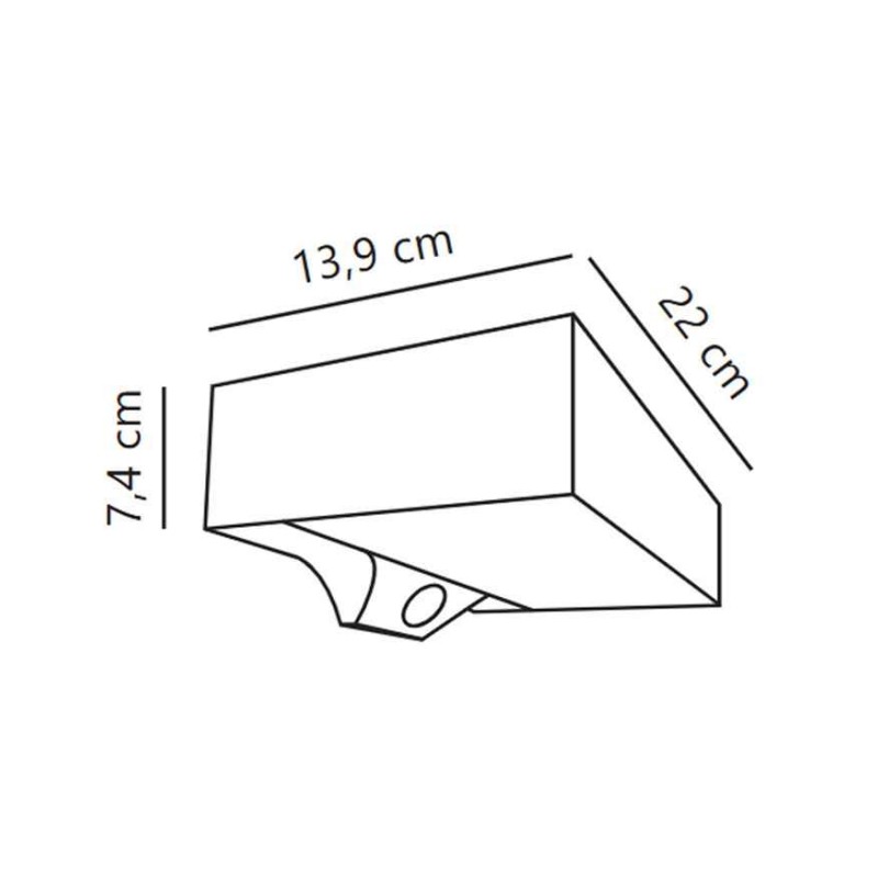 Уличный светильник Nordlux 2518341003 Monay LED 1x5 3000K 200Lm IP44 черный