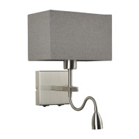 Бра - Italux WL-1122-2-BL-SN-RC-GR Norte