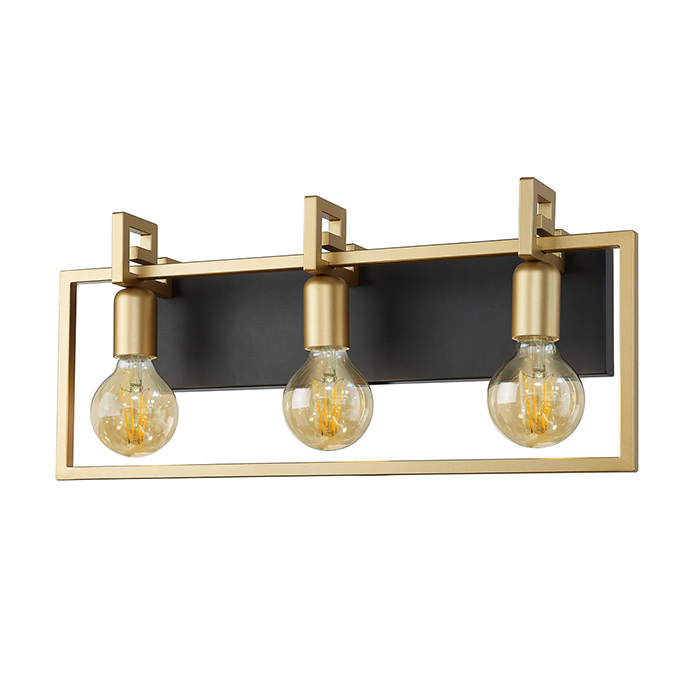 Бра - Italux WL-44003-3-BK-GD Primero