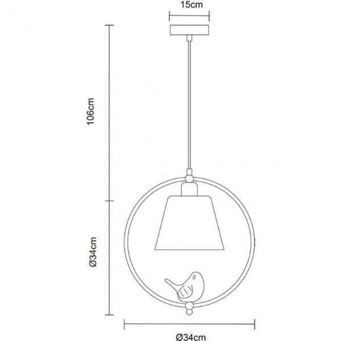 Подвесной светильник Arte Lamp PASSERO A4289SP-1WH Подвесной светильник Arte Lamp PASSERO A4289SP-1WH