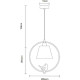 Подвесной светильник Arte Lamp PASSERO A4289SP-1WH