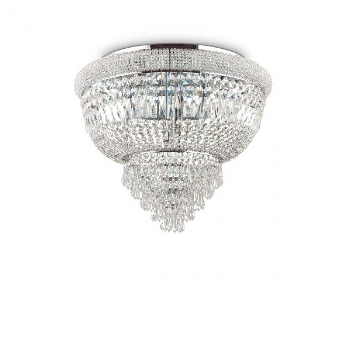 Люстра Ideal Lux 207186 Dubai E14 6x28W IP20 хром