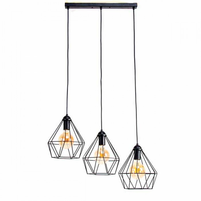 Підвіс Atmolight Crystal C235-450-3 Чорний (1340)