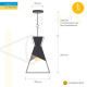Підвіс Atmolight Audrey P20 Чорний (1405)