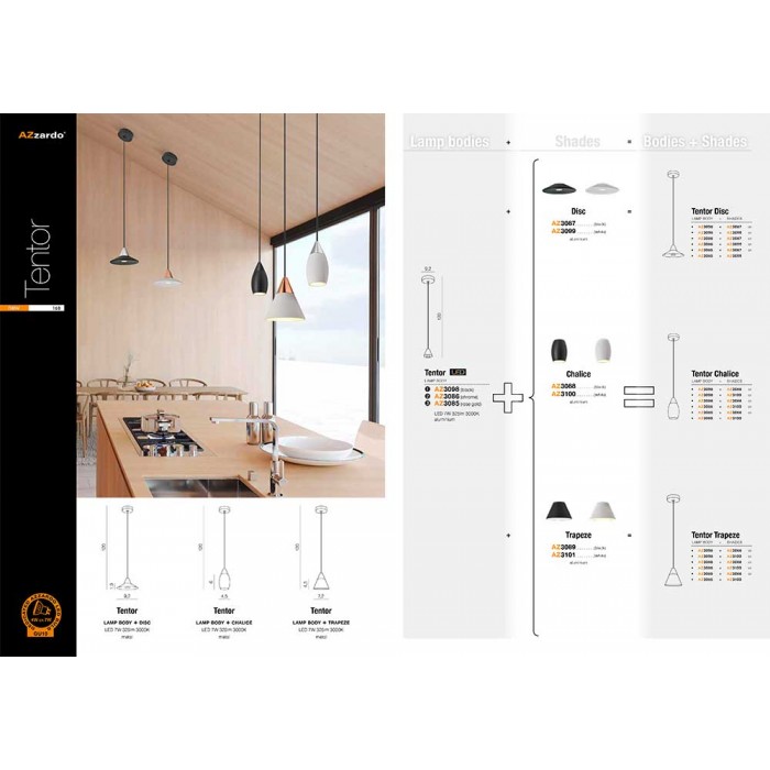 Azzardo AZ3085 + AZ3099 Tentor