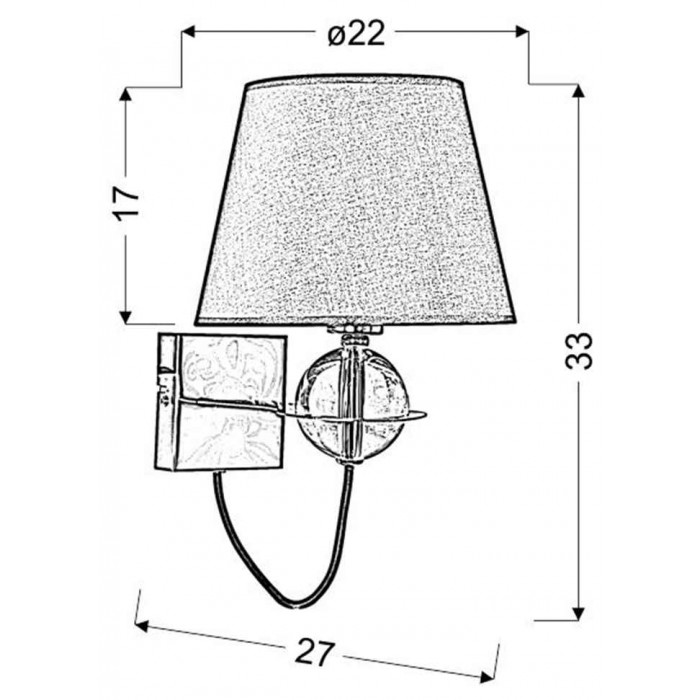 Бра Candellux 21-29508 TESORO Бра Candellux 21-29508 TESORO