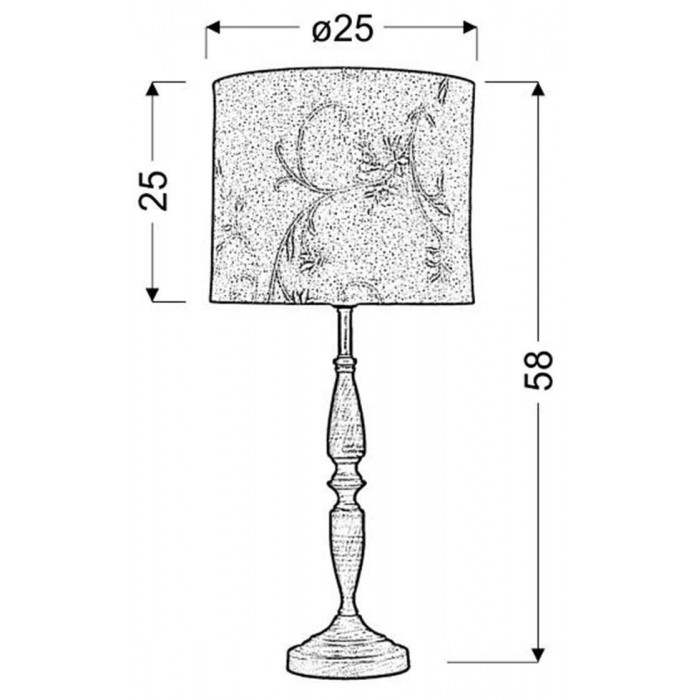 Настольная лампа Candellux 41-03393 SAFARI Настольная лампа Candellux 41-03393 SAFARI