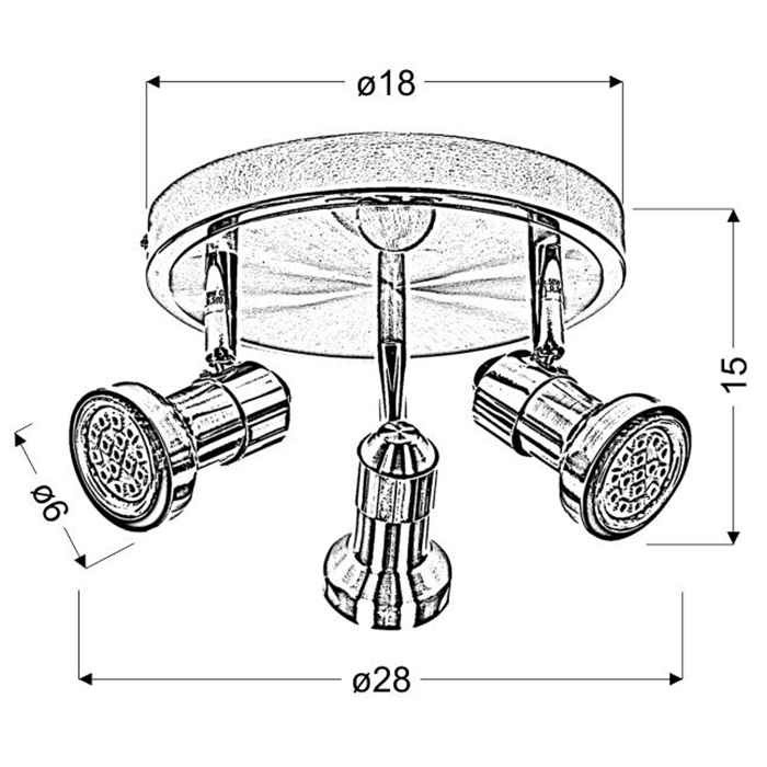 Спот Candellux 98-60051 ARKON Спот Candellux 98-60051 ARKON