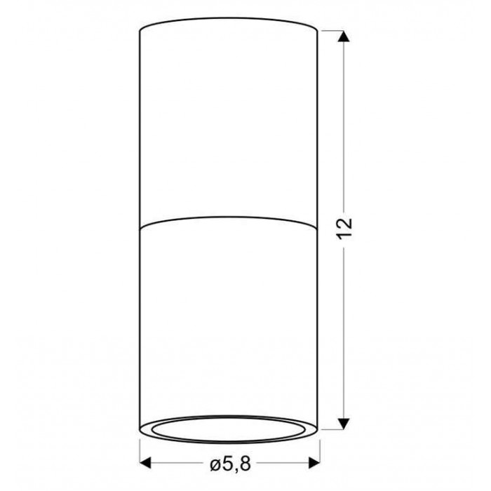 Candellux Точковий світильник 2281728 TUBA Candellux Точковий світильник 2281728 TUBA