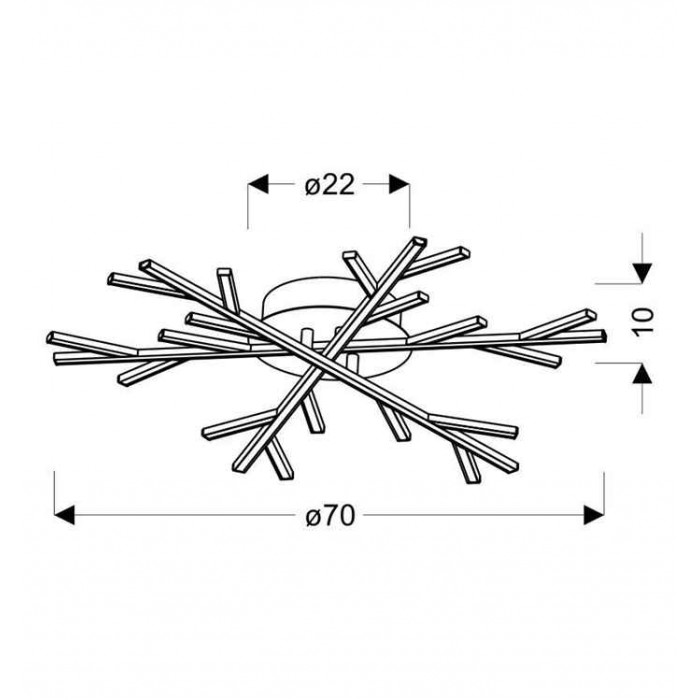 Люстра Candellux A0017-130 SAMOS Люстра Candellux A0017-130 SAMOS