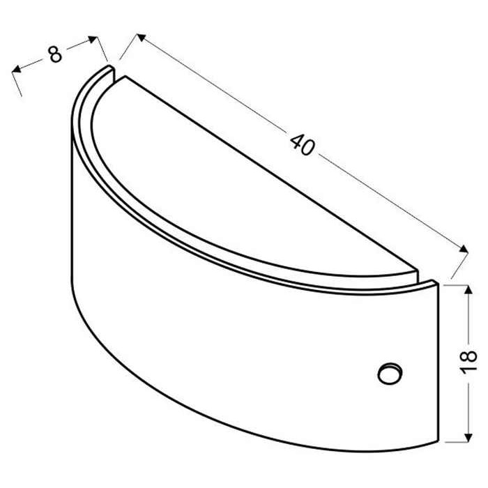 Настенный светильник Candellux 10-61195 FUZO Настенный светильник Candellux 10-61195 FUZO