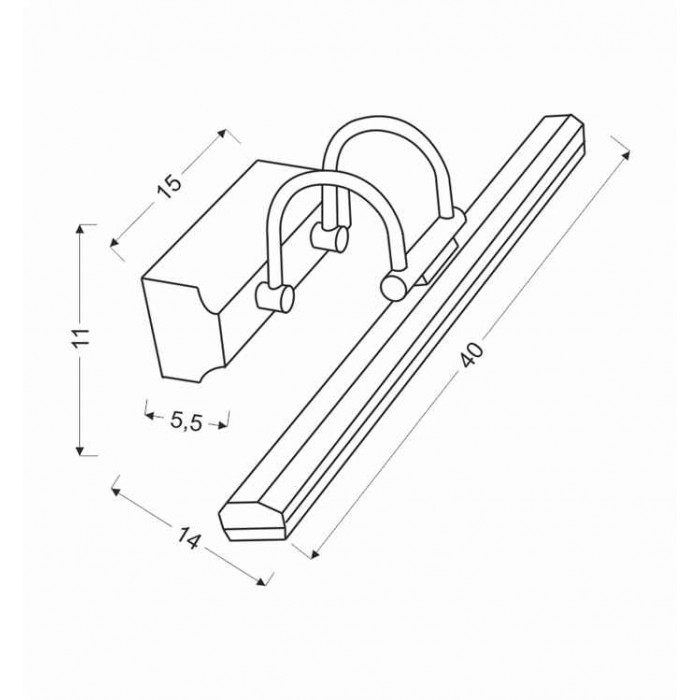Подсветка Candellux 20-32591 GIZEL Подсветка Candellux 20-32591 GIZEL