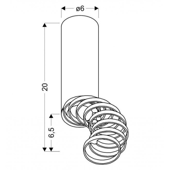 Candellux Точковий світильник 2276076 TUBA Candellux Точковий світильник 2276076 TUBA