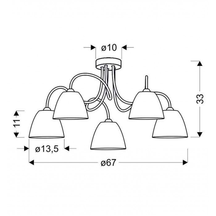 Candellux Люстра 35-72603 ELF Candellux Люстра 35-72603 ELF