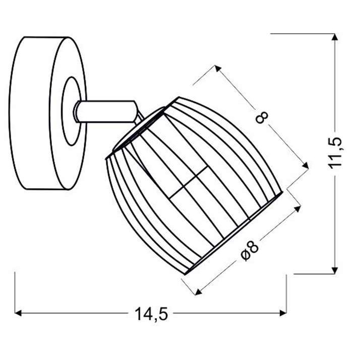 Бра Candellux 91-54319 ZONK Бра Candellux 91-54319 ZONK