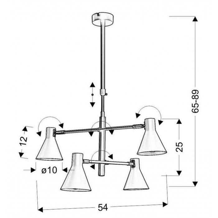 Candellux Люстра 34-72689 LESS Candellux Люстра 34-72689 LESS