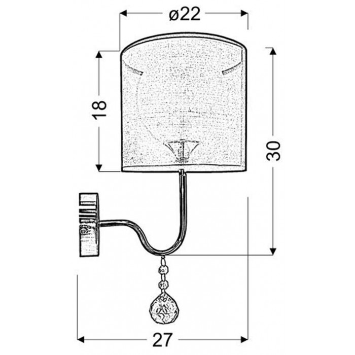 Бра Candellux 21-26552 BRAVA Бра Candellux 21-26552 BRAVA