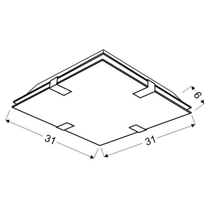 Потолочный светильник Candellux 10-30801 FIERA Потолочный светильник Candellux 10-30801 FIERA