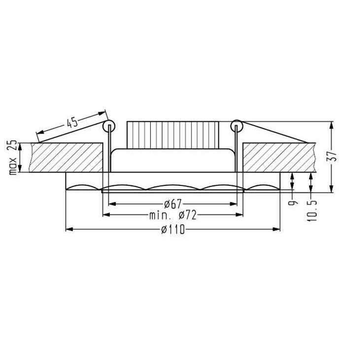 Candellux Точковий світильник 2263939 SSP-25 Candellux Точковий світильник 2263939 SSP-25